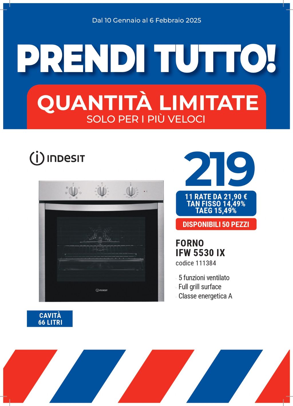 FORNO INDESIT IFW5530IX INCASSO 